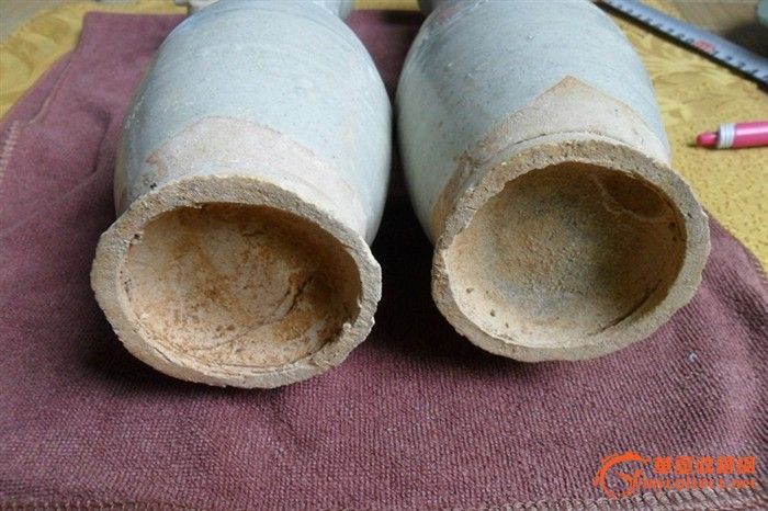 小黄青花世家藏品,出土南宋影青,神话人物盘龙