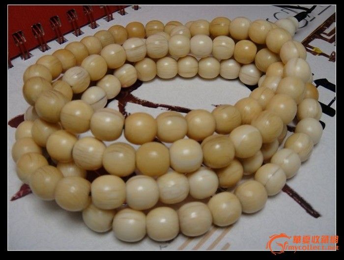 藏传老灵芯佛珠珍惜材质108佛珠捻珠包真包老