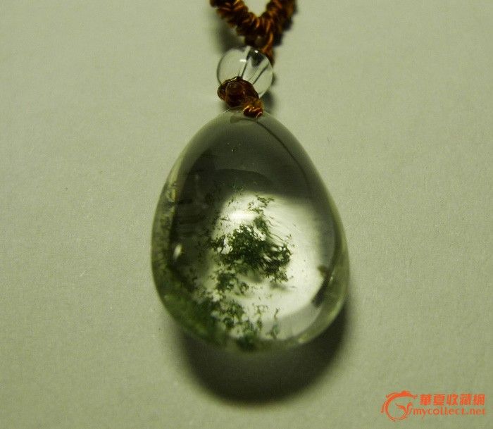 天然绿幽灵水晶吊坠-43_天然绿幽灵水晶吊坠-