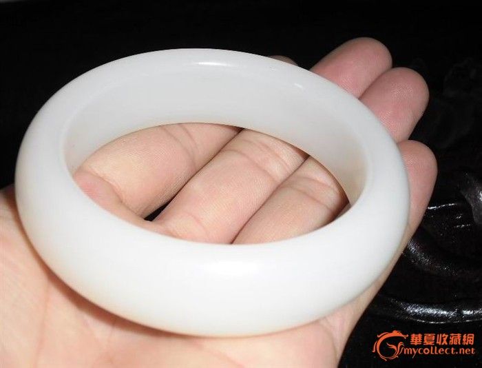青海料白玉手镯_青海料白玉手镯价格_青海料