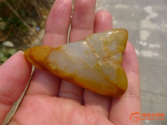 莫过龙冰底春色带黄翡小料79g--LY1141_莫过