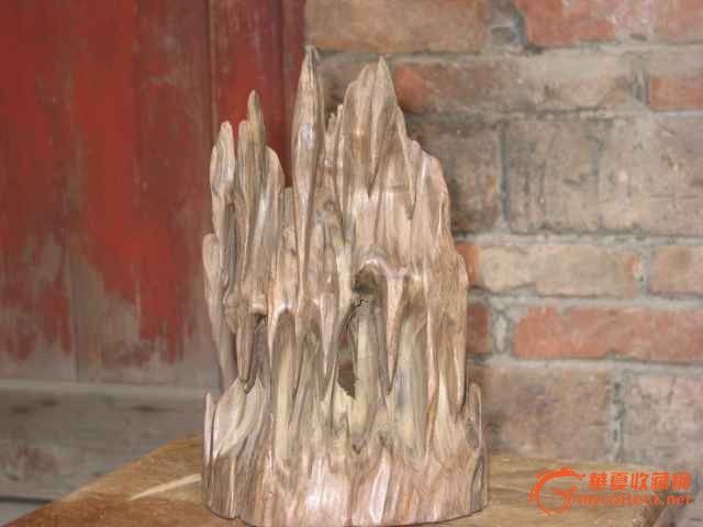 金丝楠阴沉料摆件 雅安绿料 假山 山子 8384_四