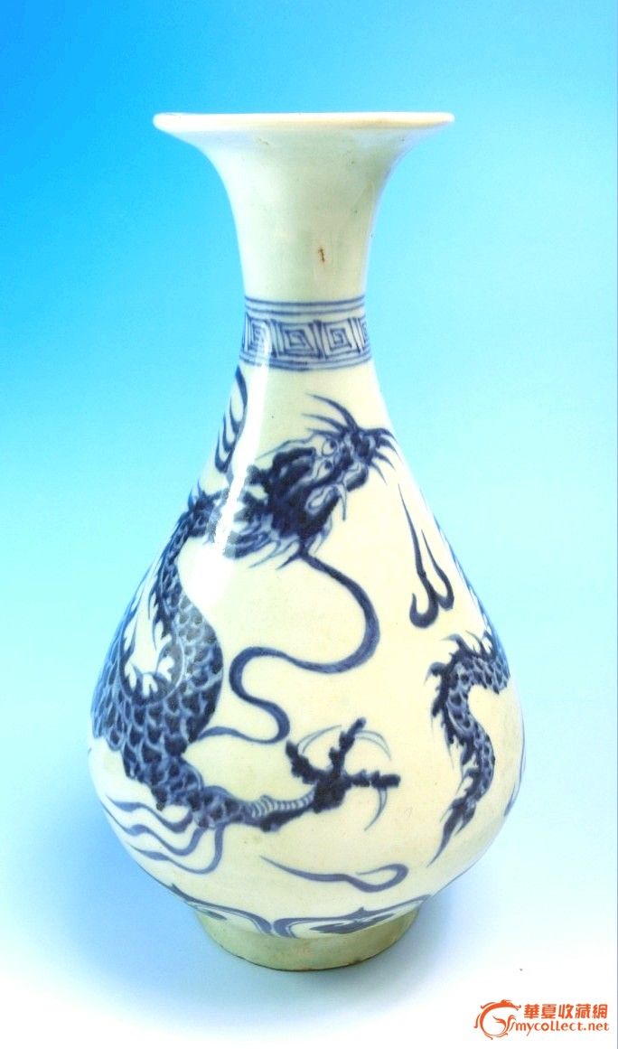 三包!出土早期青花三爪龙纹玉壶春_三包!出土早期青花三爪龙纹玉壶春价格_三包!出土早期青花三爪龙纹玉壶春图片_来自藏友爱新觉罗_杂项_地摊交易_华夏收藏网 cang.com