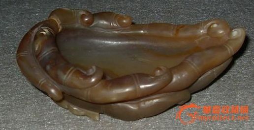 文革前的纯天然玛瑙制成佛手造型水洗_文革前