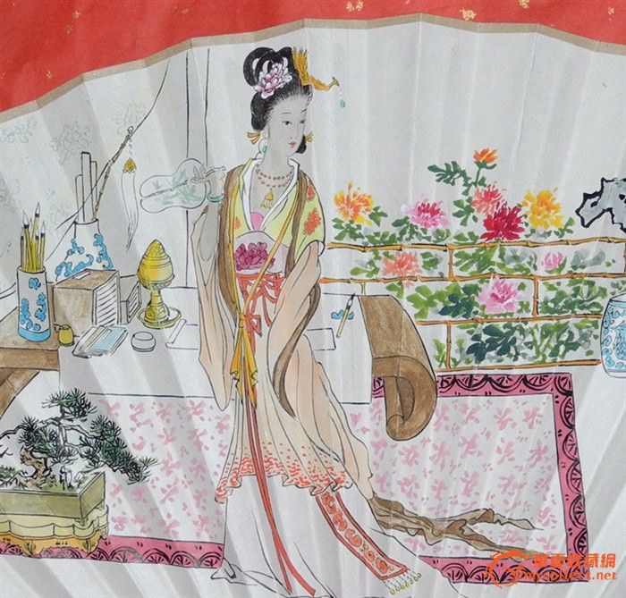 姑苏画家柯继志红楼梦十二金钗--元春归省_姑