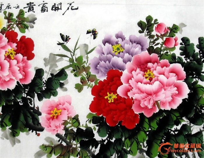 四尺国画花鸟牡丹·花开富贵