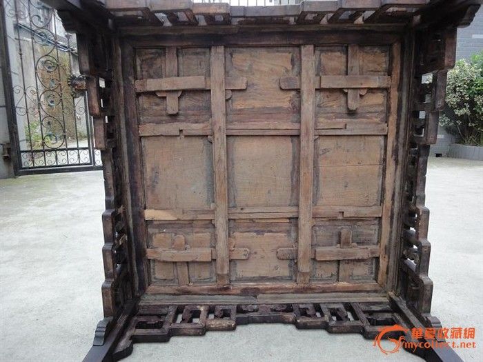 精品--钩子工大尺寸榨桑木八仙桌-精品--钩子工