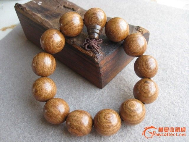 【金丝檀木手串\/念珠!纹路漂亮!】-【金丝檀木