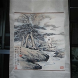 80年代田石--山水画