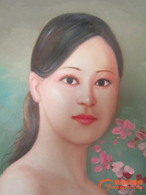 美女裸體油畫