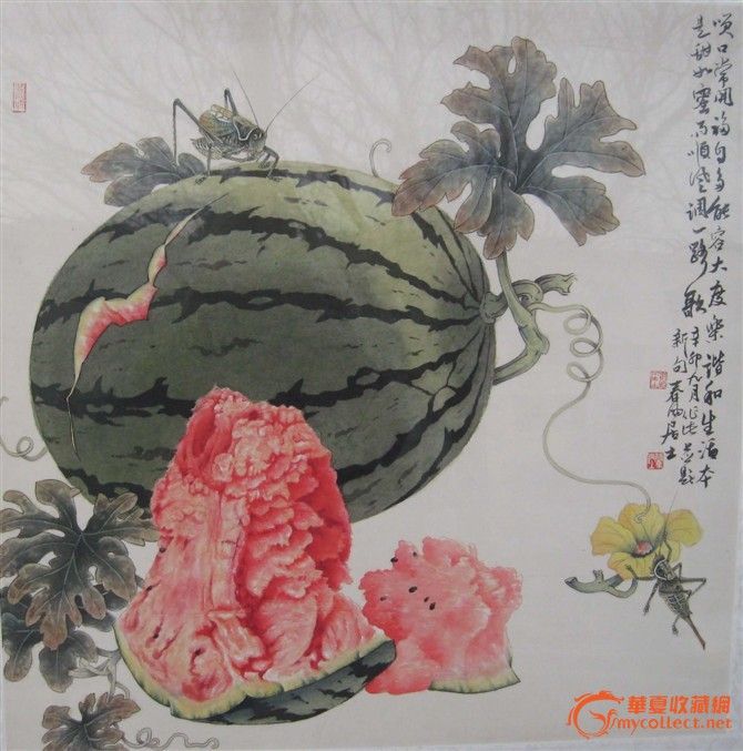 笑口常开【西瓜蝈蝈】