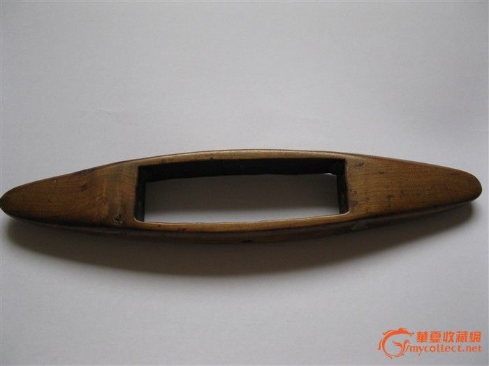 老黄花梨木织布梭子