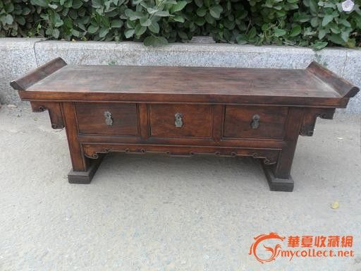 古代木桌子,古代长桌子,古代石桌子_大山谷图库