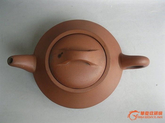 文革-曾奇华款-少石刻字刻花紫砂壶