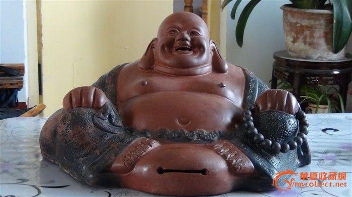 民国紫砂弥勒佛