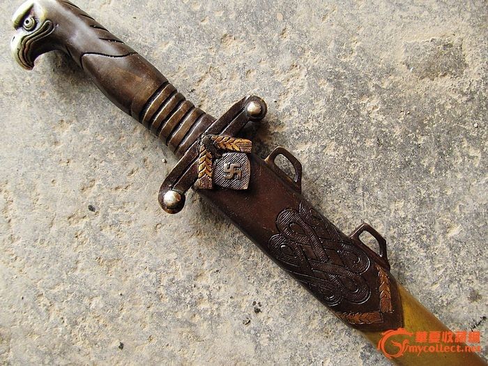 德国鹰头战神刀一把 钢好 收藏佳品